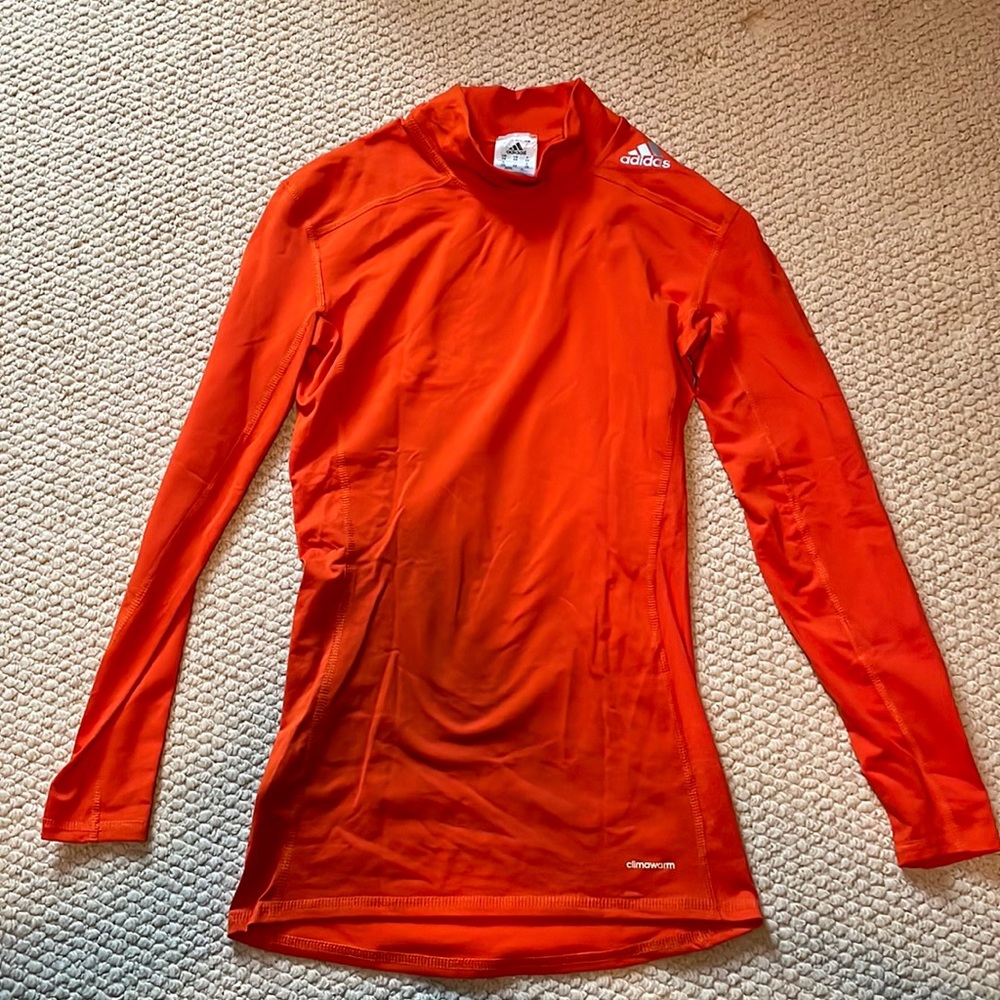 Adidas clima warm, long sleeve shirt.